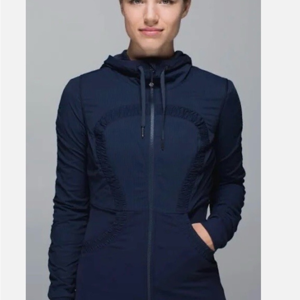 Lululemon Dance Studio Navy Reversible Women's Jacket